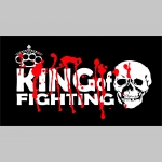 King of Fighting modrobiela pánska zimná bunda s obojstranným logom, materiál 100%polyester (obmedzené skladové zásoby!!!!)